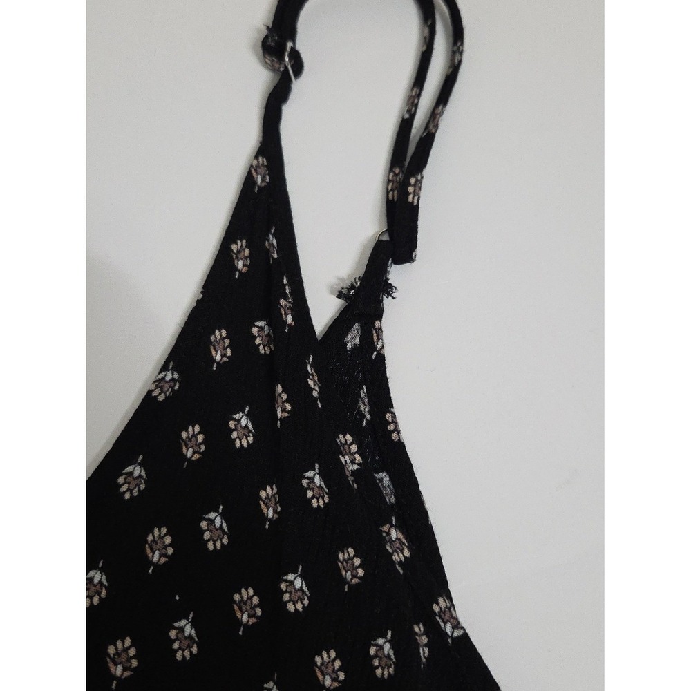 Lulus Yours Tule Black Floral Print Maxi Dress S/M- see disclaimer for damage - Picture 9 of 11